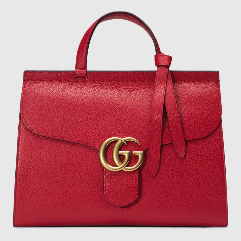 Gucci GG Marmont leather top handle bag 418702 A7M0T 6339