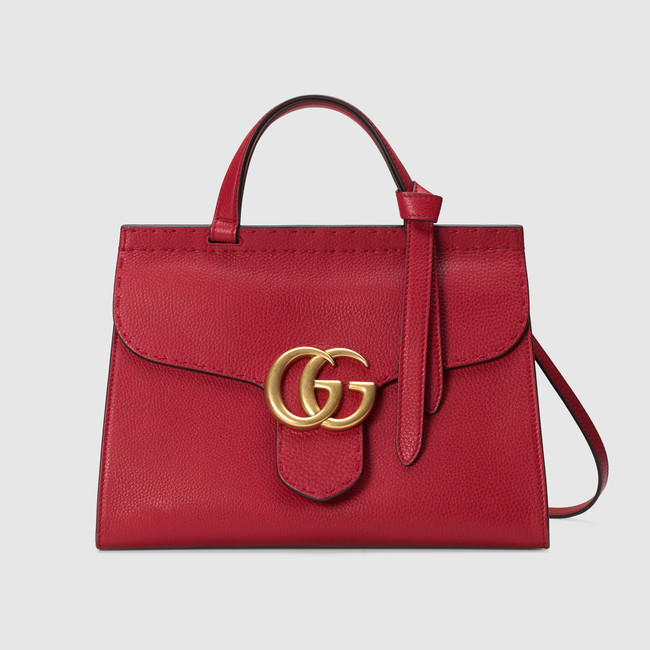 Gucci GG Marmont leather top handle bag 421890 A7M0T 6339