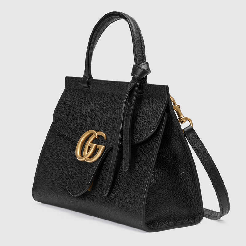 Gucci GG Marmont leather top handle mini bag 442622 A7M0T 1000