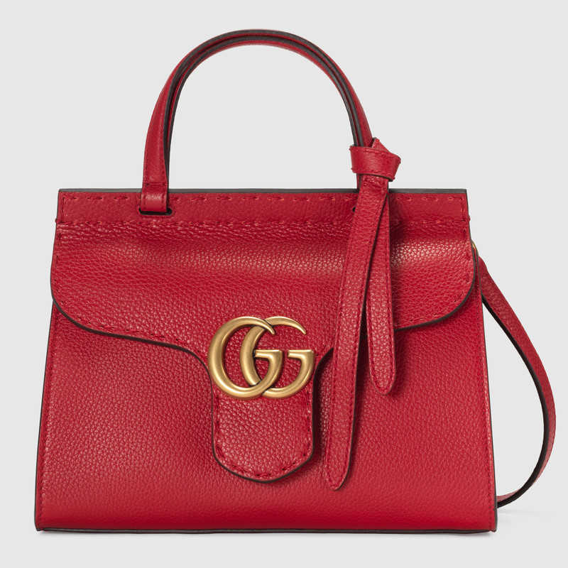 Gucci GG Marmont leather top handle mini bag 442622 A7M0T 6339