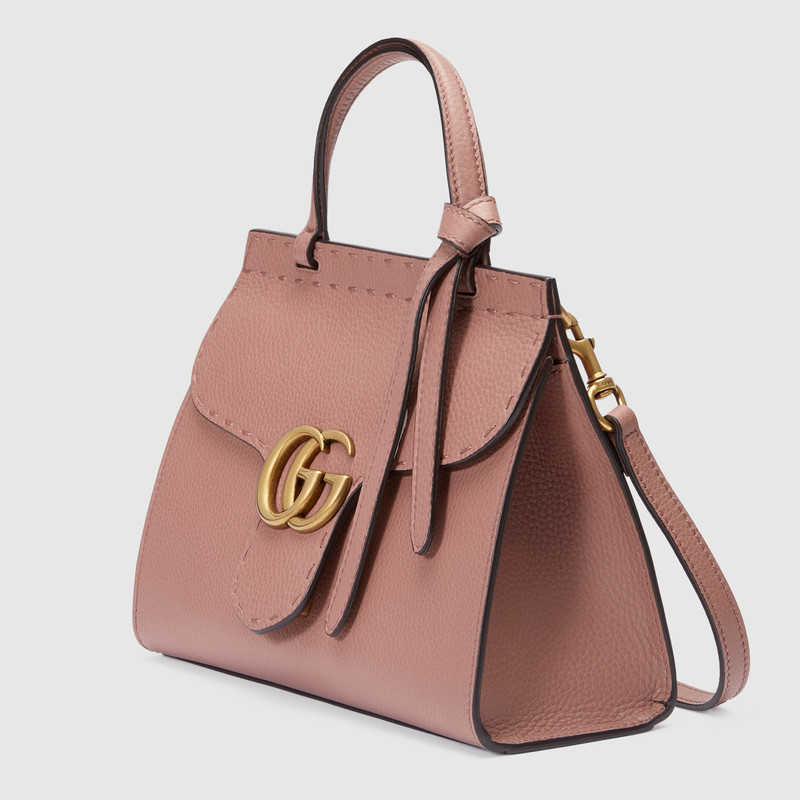 Gucci GG Marmont leather top handle mini bag 442622 A7M0T 6813