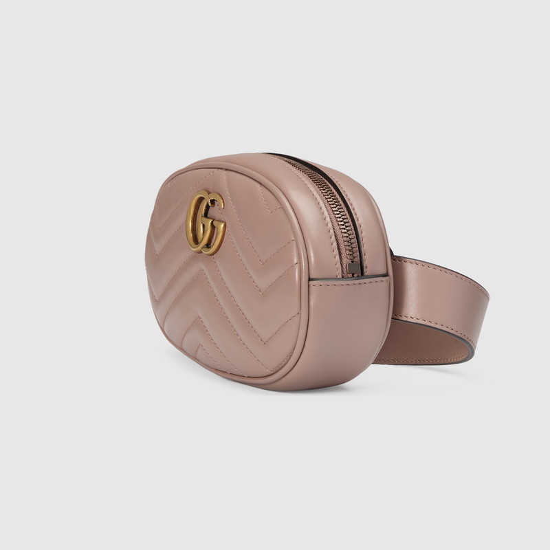 Gucci GG Marmont matelasse leather belt bag 476434 DSVRT 5729