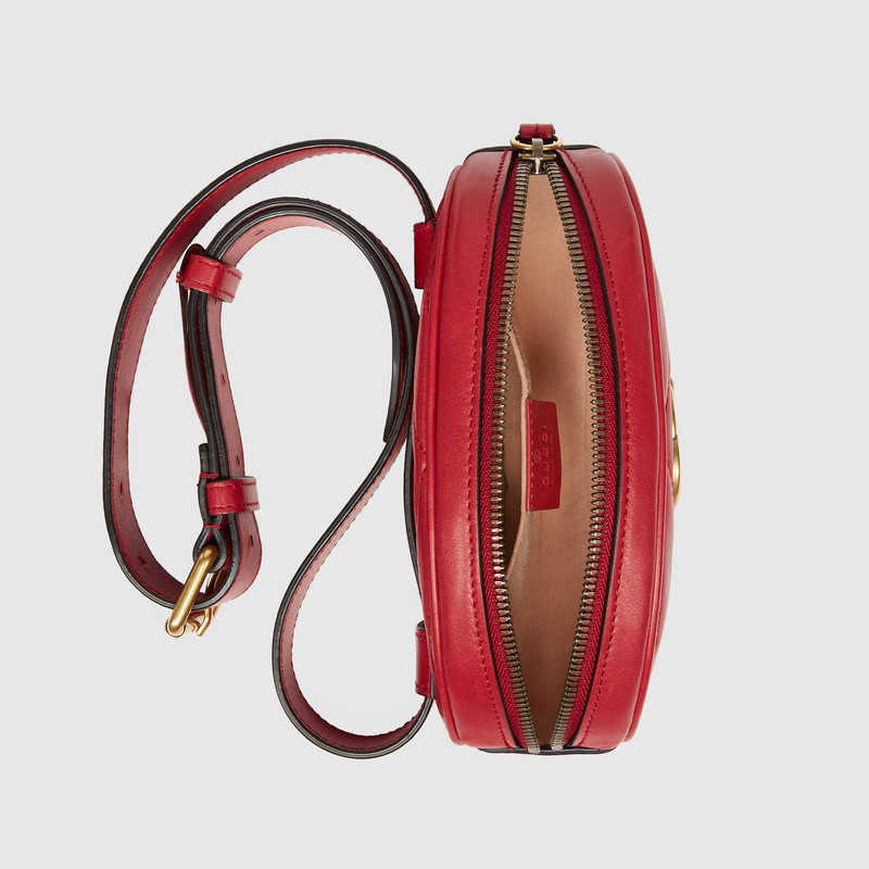 Gucci GG Marmont matelasse leather belt bag 476434 DSVRT 6433