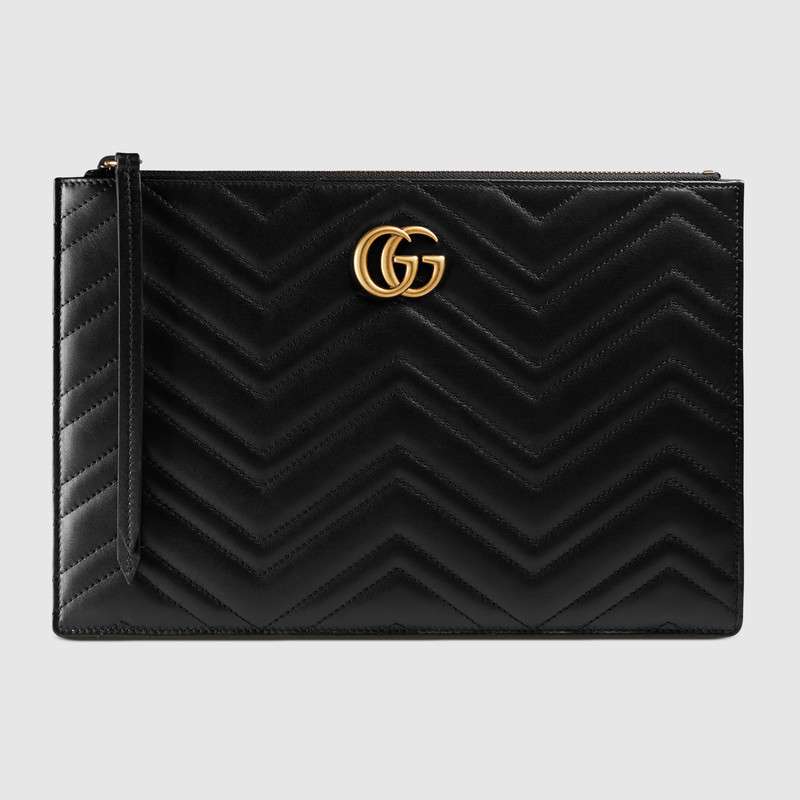 Gucci GG Marmont matelasse leather pouch 476440 DSVRT 1000