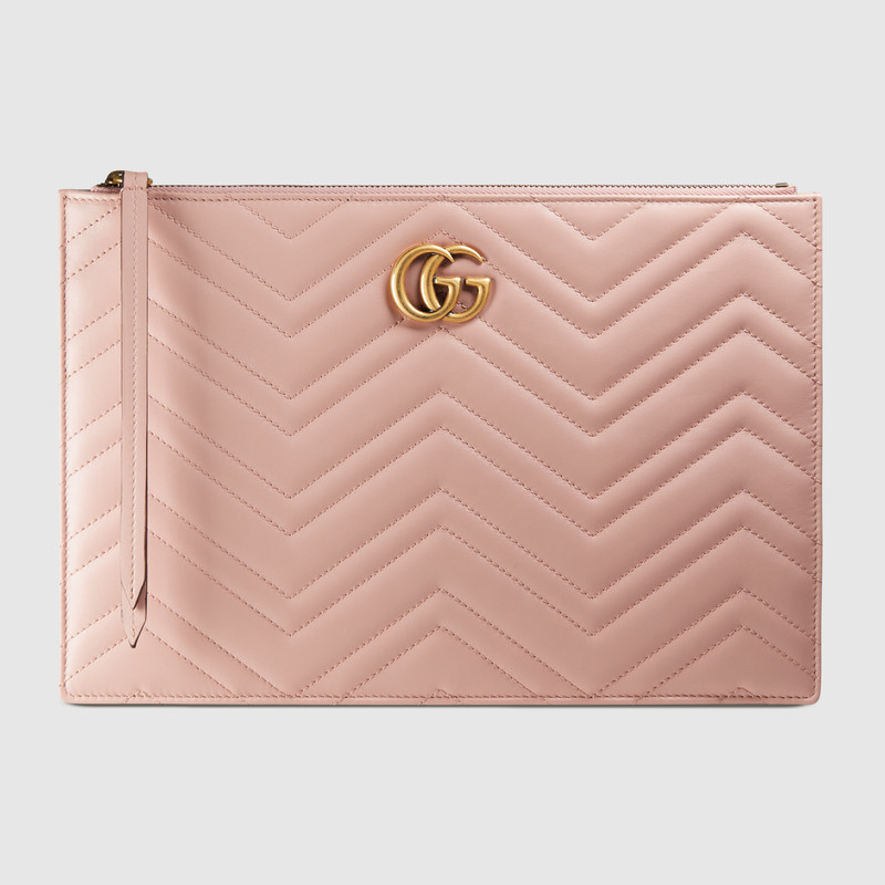 Gucci GG Marmont matelasse leather pouch 476440 DSVRT 5909