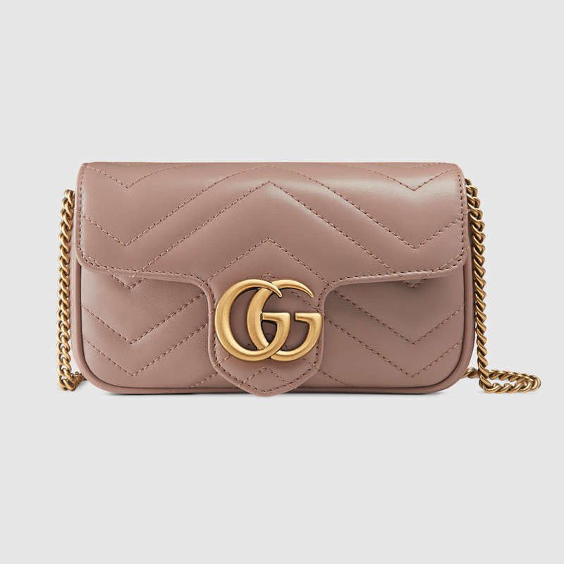 Gucci GG Marmont matelasse leather super mini bag 476433 DSVRT 5729