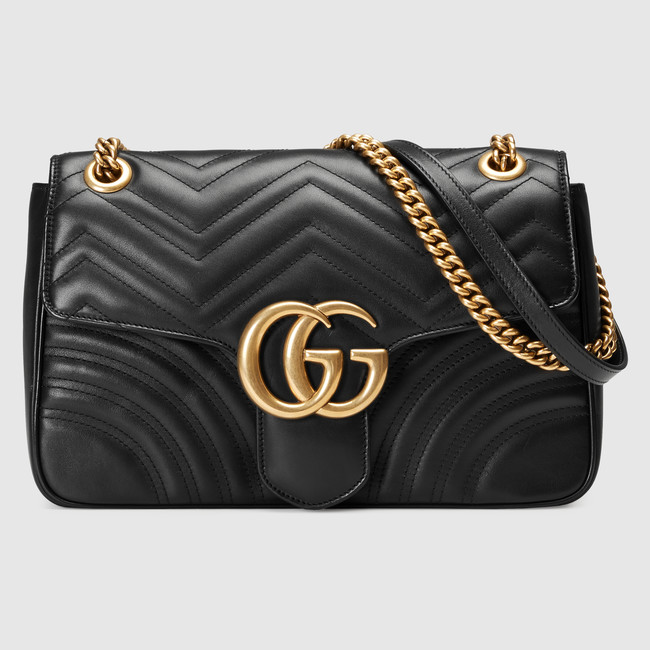 Gucci GG Marmont matelasse shoulder bag 443496 DRW3T 1000