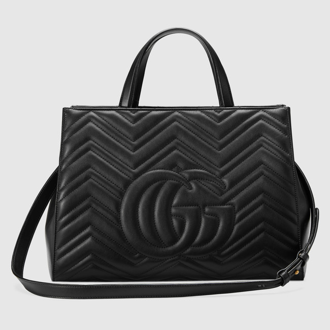 Gucci GG Marmont matelasse top handle bag 443505 DTD1T 1000