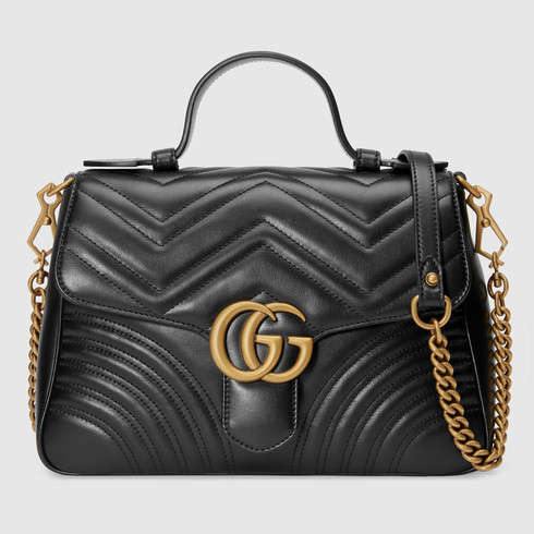 Gucci GG Marmont matelasse top handle bag 498110 DTDIT 1000