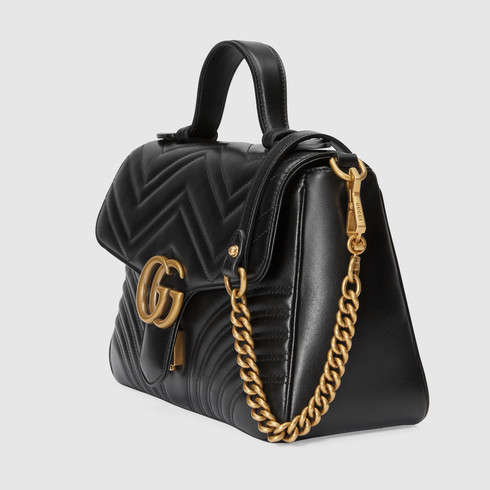 Gucci GG Marmont matelasse top handle bag 498110 DTDIT 1000