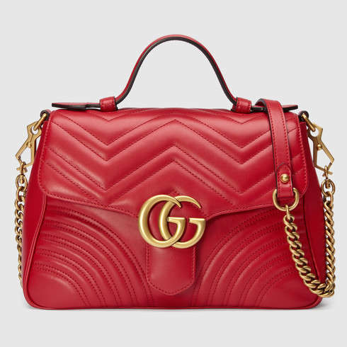 Gucci GG Marmont matelasse top handle bag 498110 DTDIT 6433