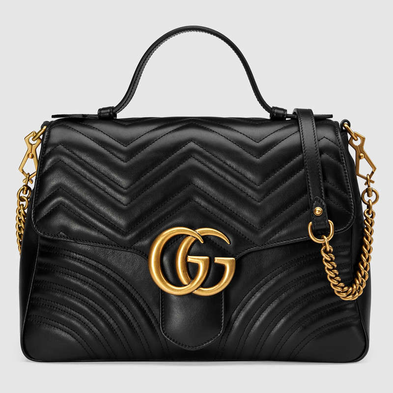 Gucci GG Marmont medium top handle bag 498109 DTDIT 1000