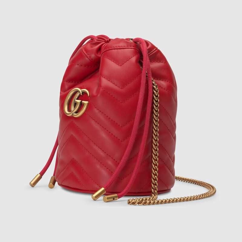 Gucci GG Marmont mini bucket bag 575163 DTDRT 6433