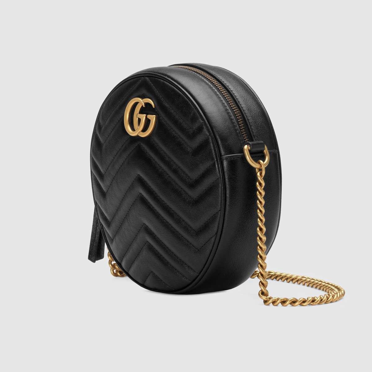 Gucci GG Marmont mini round shoulder bag 550154 0OLET 1000