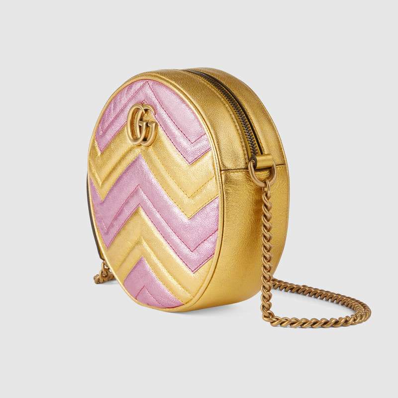 Gucci GG Marmont mini round shoulder bag 550154 0U1ZC 8088