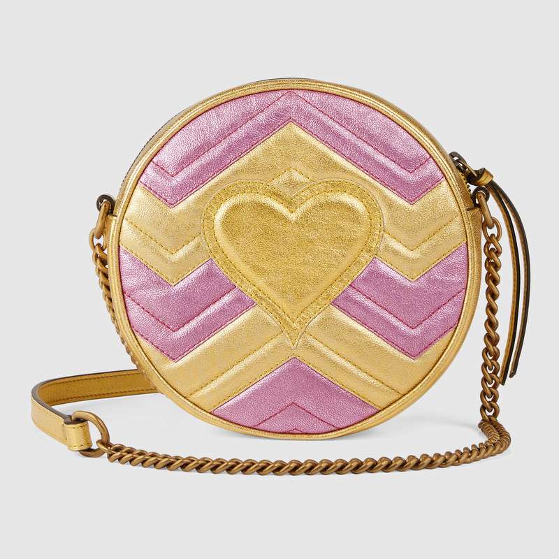 Gucci GG Marmont mini round shoulder bag 550154 0U1ZC 8088