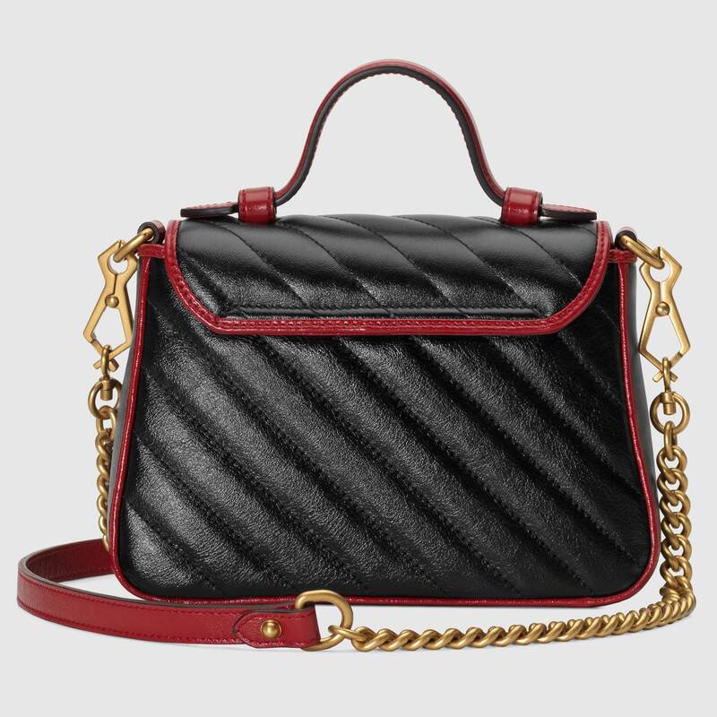 Gucci GG Marmont mini top handle bag 583571 0OLFX 8277