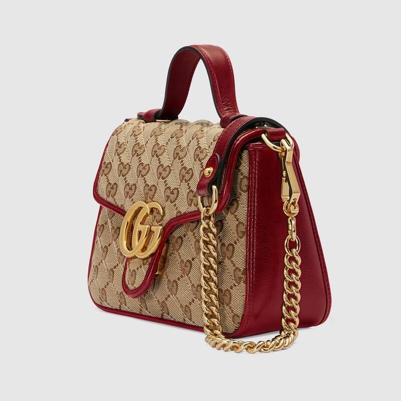 Gucci GG Marmont mini top handle bag 583571 HVKEG 8561