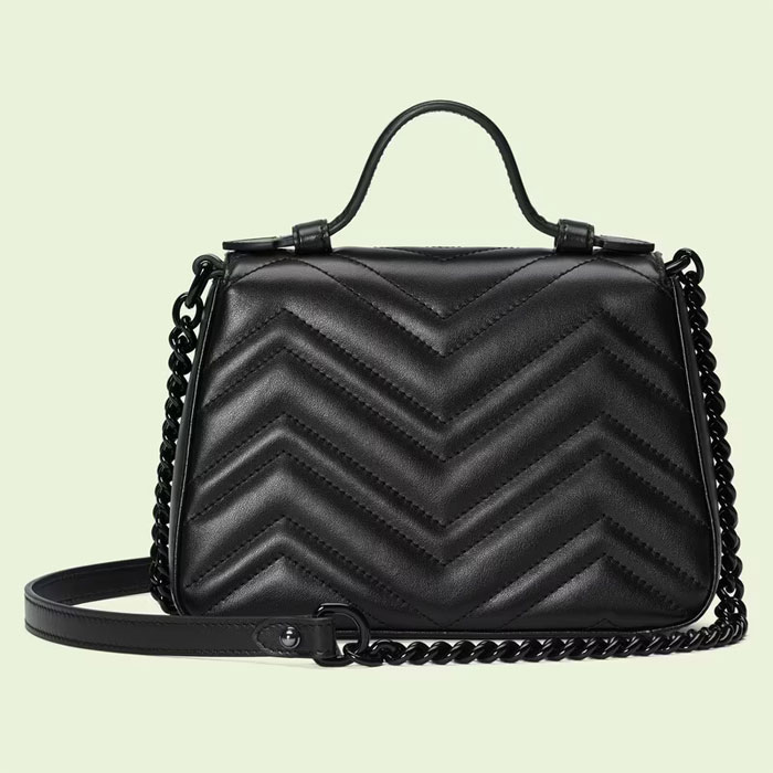 Gucci GG Marmont mini top handle bag 702563 DTDFV 1000