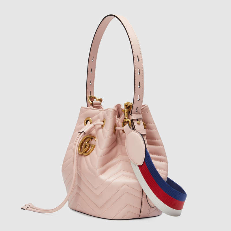 Gucci GG Marmont quilted leather bucket bag 476674 D8GET 5972