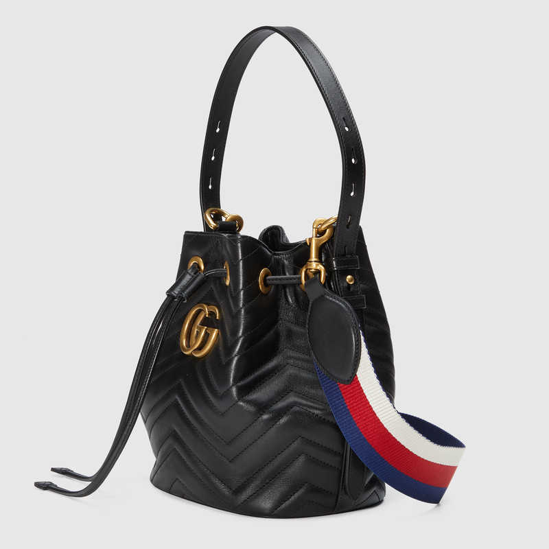 Gucci GG Marmont quilted leather bucket bag 476674 D8GET 8975