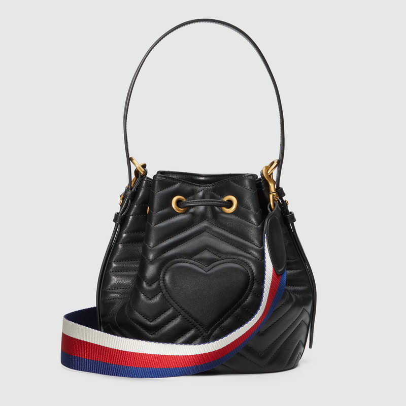 Gucci GG Marmont quilted leather bucket bag 476674 D8GET 8975