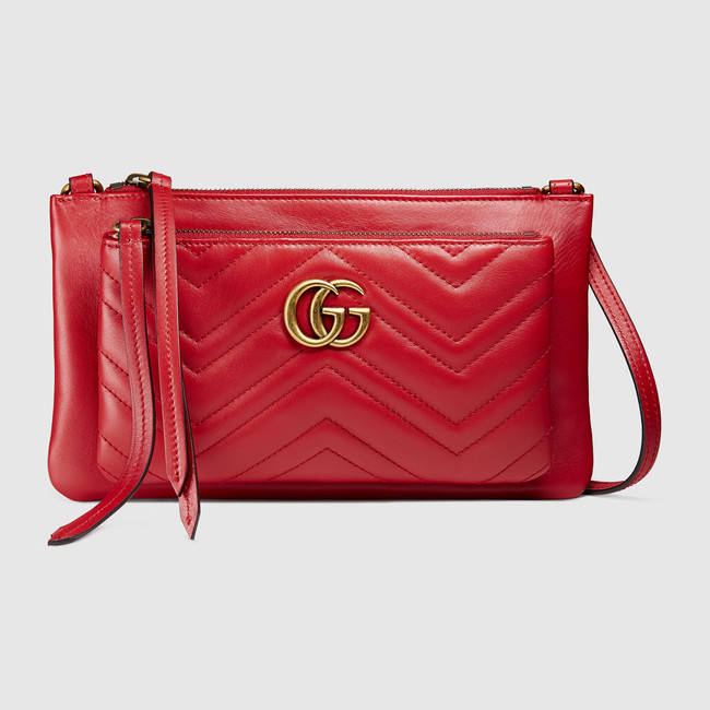 Gucci GG Marmont shoulder bag with pouch 453878 DRW1T 6433