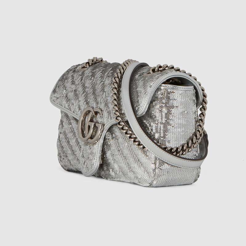 Gucci GG Marmont small sequin shoulder bag 443497 9SYXP 1297