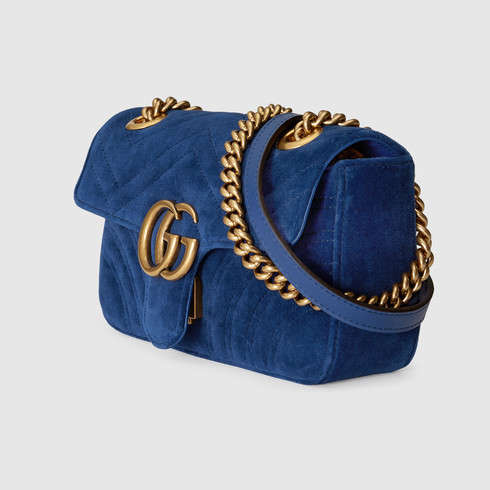 Gucci GG Marmont velvet mini bag 446744 K4D2T 4511