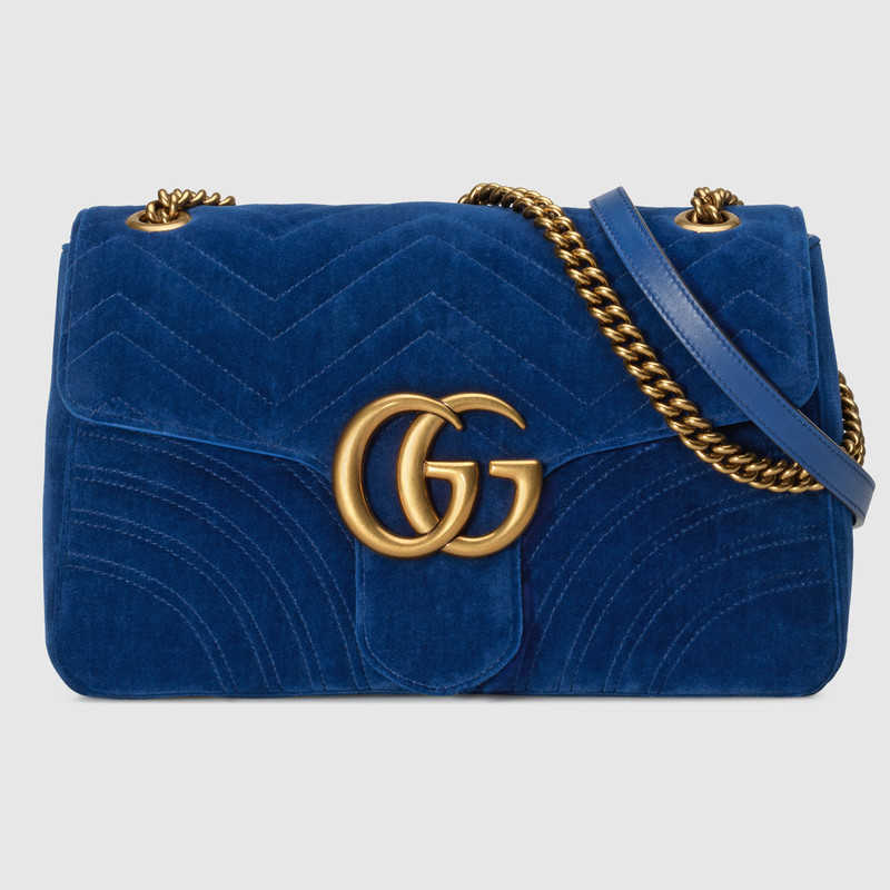 Gucci GG Marmont velvet shoulder bag 443496 K4D2T 4511