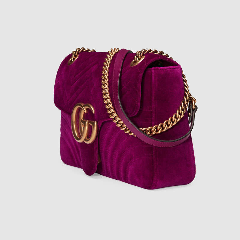 Gucci GG Marmont velvet shoulder bag 443496 K4D2T 5671