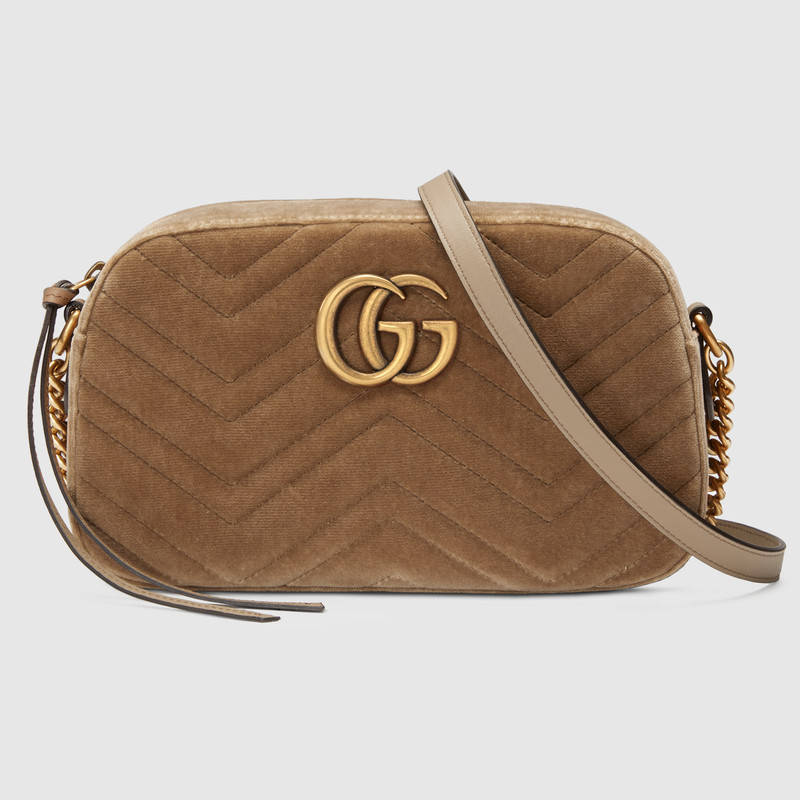 Gucci GG Marmont velvet small shoulder bag 447632 9QIBT 2807