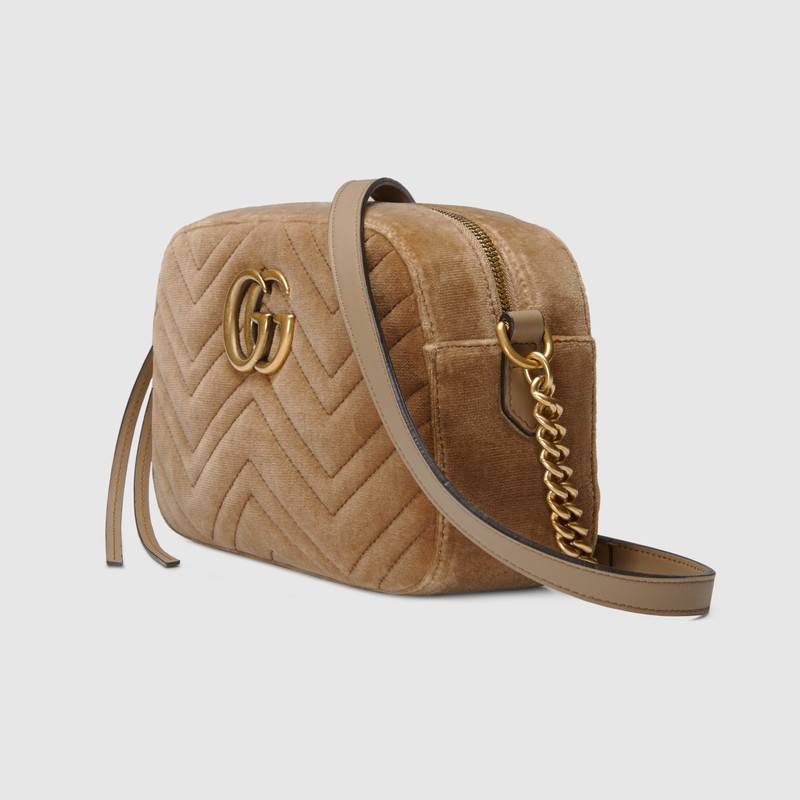 Gucci GG Marmont velvet small shoulder bag 447632 9QIBT 2807