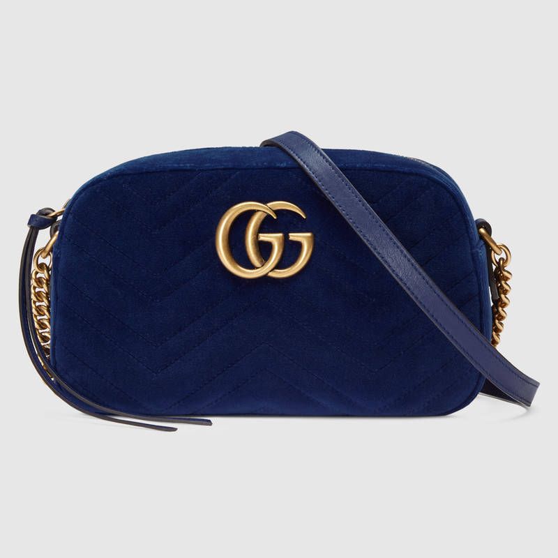 Gucci GG Marmont velvet small shoulder bag 447632 9QIBT 4511