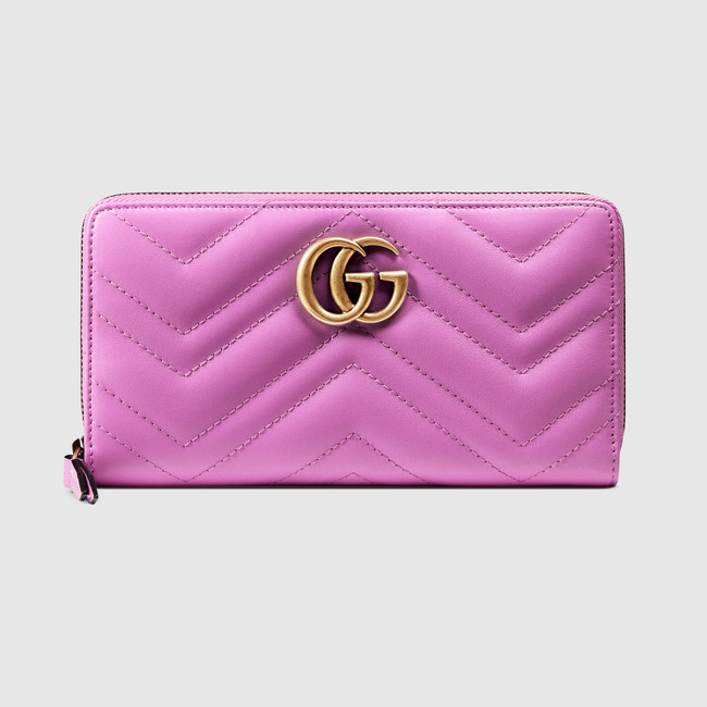 Gucci GG Marmont zip around wallet 443123 DRW1T 5554