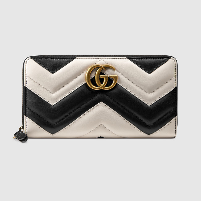 Gucci GG Marmont zip around wallet 443123 DRWRT 1089