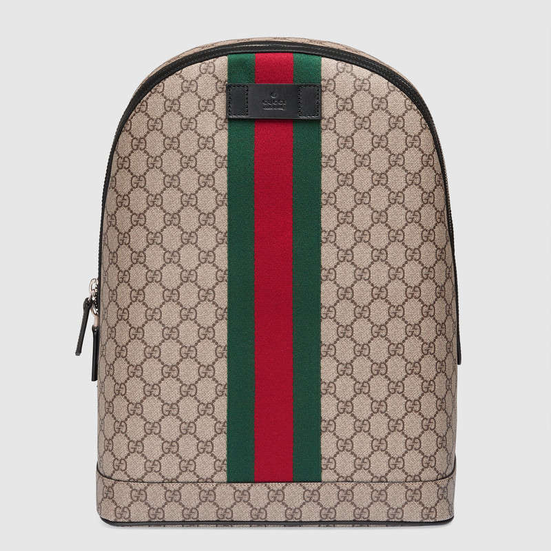 Gucci GG Supreme backpack with Web 442722 K2LVN 9692