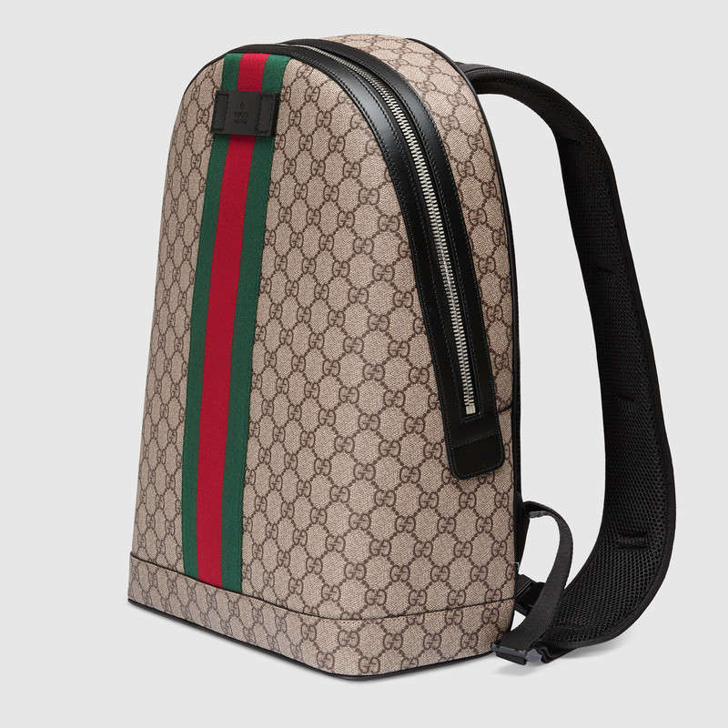 Gucci GG Supreme backpack with Web 442722 K2LVN 9692