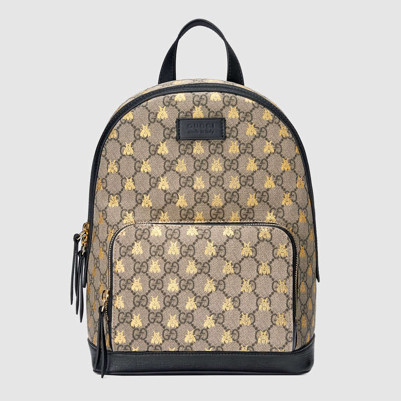 Gucci GG Supreme bees backpack 427042 9N0AG 8319