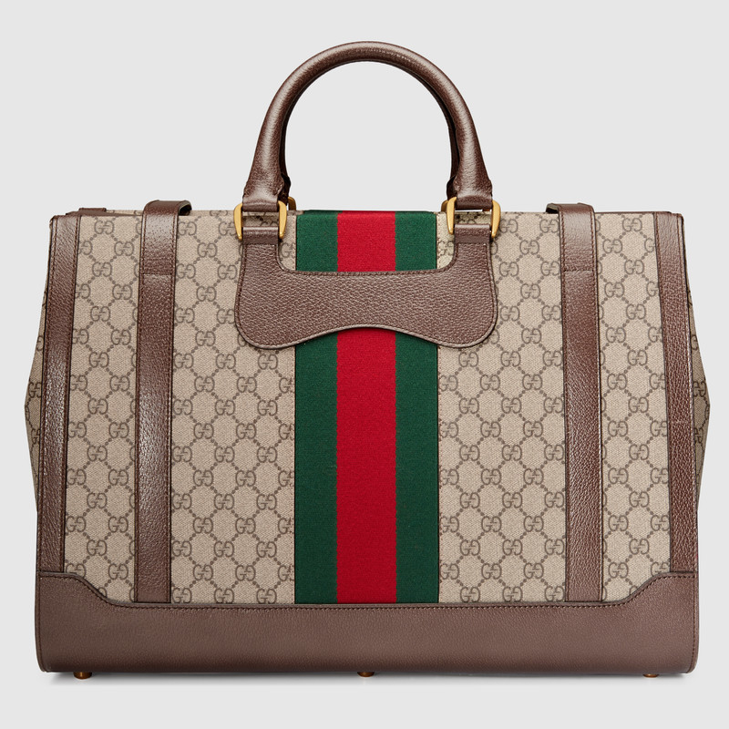 Gucci GG Supreme duffle with Web 437544 K05NT 8686