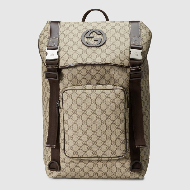 Gucci GG Supreme interlocking G backpack 246321 KGDLX 8585