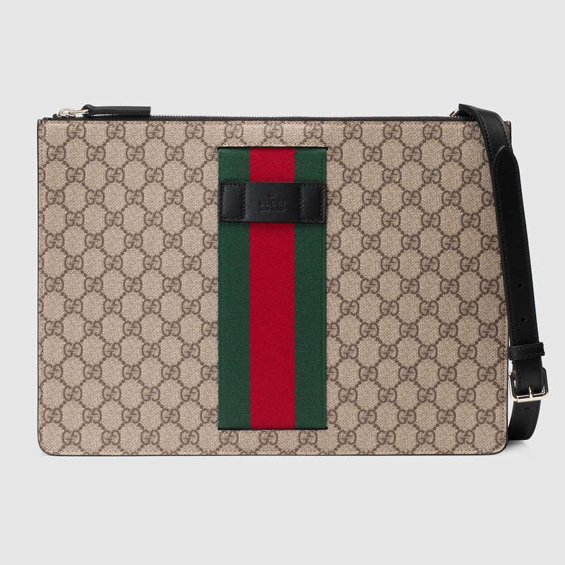 Gucci GG Supreme messenger with Web 429004 KHN4N 9678