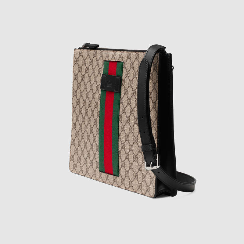 Gucci GG Supreme messenger with Web 429004 KHN4N 9678