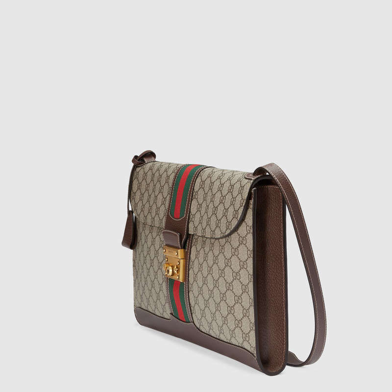 Gucci GG Supreme messenger with Web 437543 K05NT 8686