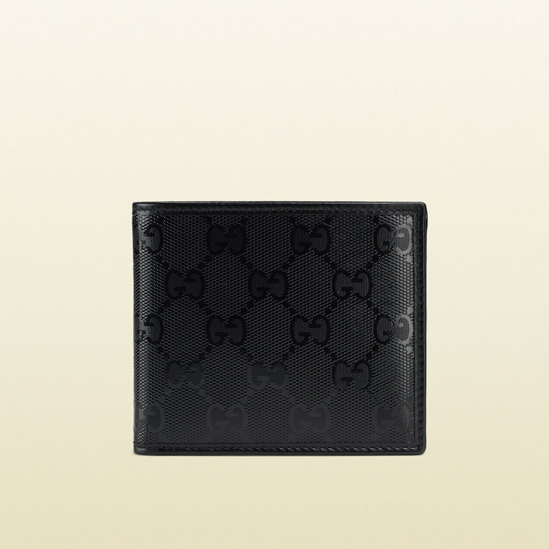 Gucci GG imprime leather bi-fold wallet 365466 FU49R 1000