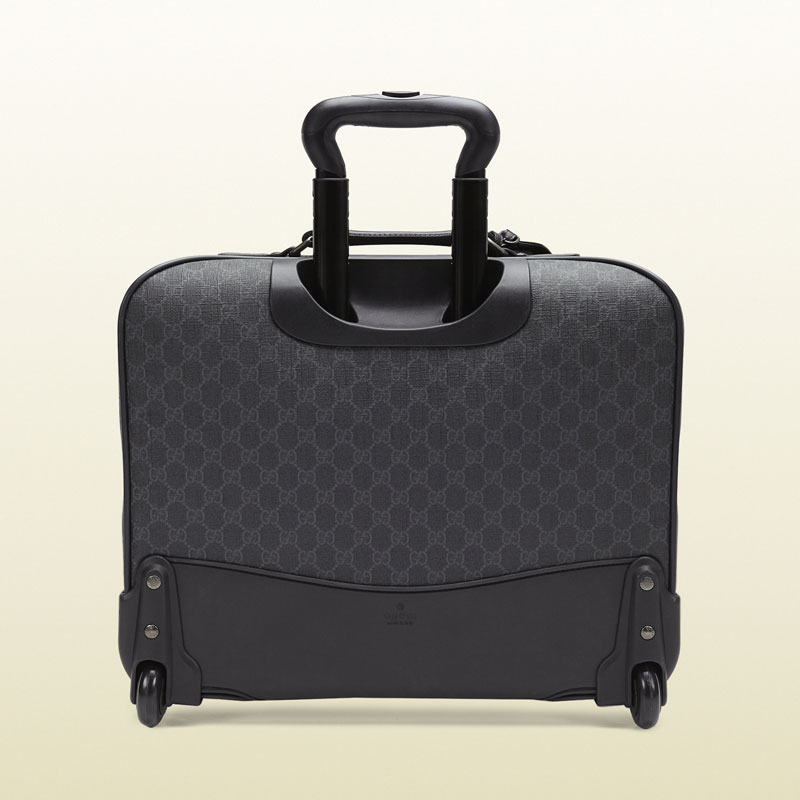 Gucci GG supreme canvas carry-on pilot case