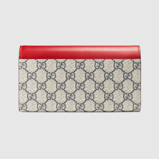 Gucci Grosgrain GG Supreme continental wallet 432253 K2LOG 4069