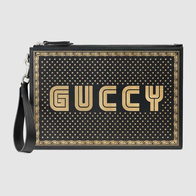 Gucci Guccy leather pouch 510489 0GUSN 1055