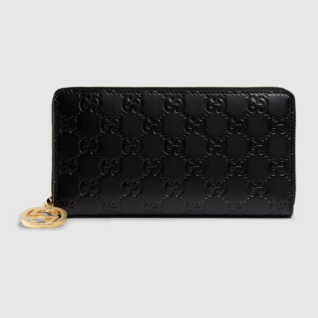 Gucci Icon Gucci Signature wallet 409342 CWC1G 1000