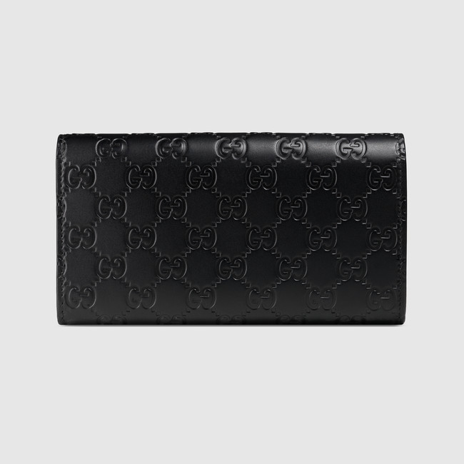 Gucci Icon leather GG wallet 369663 CWC1G 1000